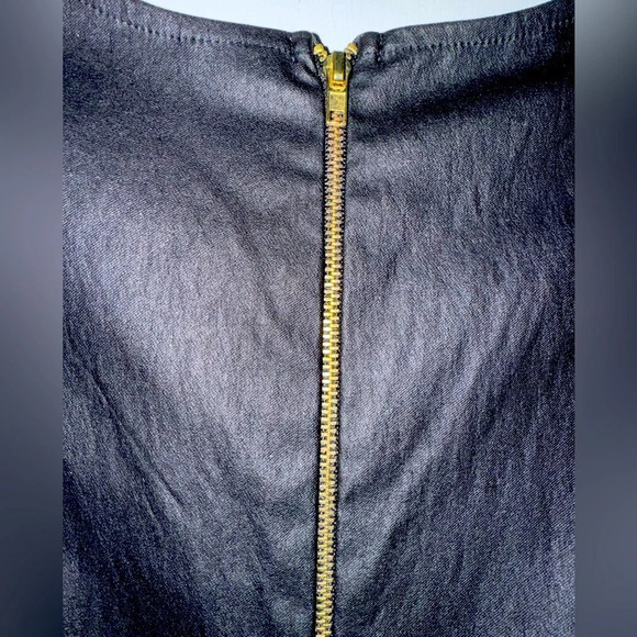 “Your Little Black Dress” Medium by Lovely Day. Pleated bust & Peplum w/V-neck - Picture 8 of 10